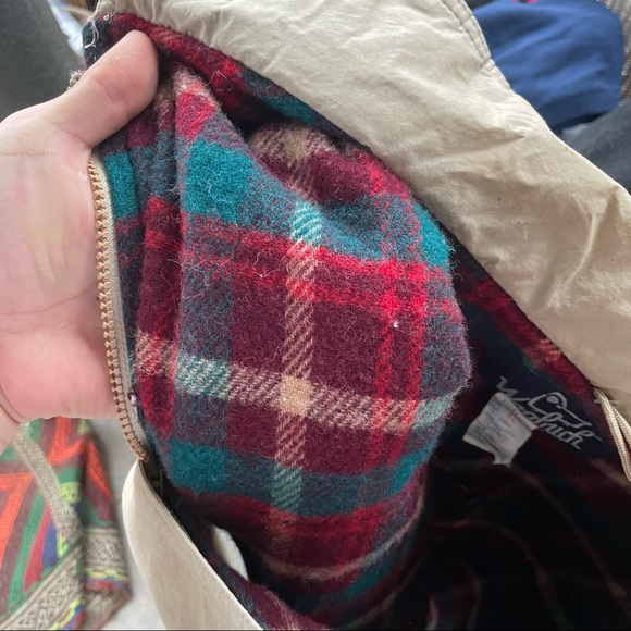 vintage woolrich flannel lined puffer vest - Picture 6 of 9